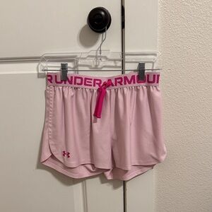 Under Armour Kids Pink Athletic Shorts